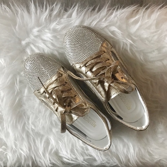 Eye catching lace up rhinestone Sneaker - Picture 5 of 6